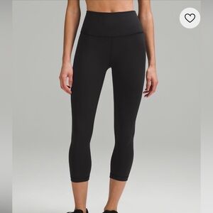 Lululemon athletic align leggings 21” - size 6 - color black